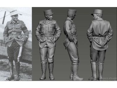 French Wwi Balloon Busters - Sardier - zdjęcie 1