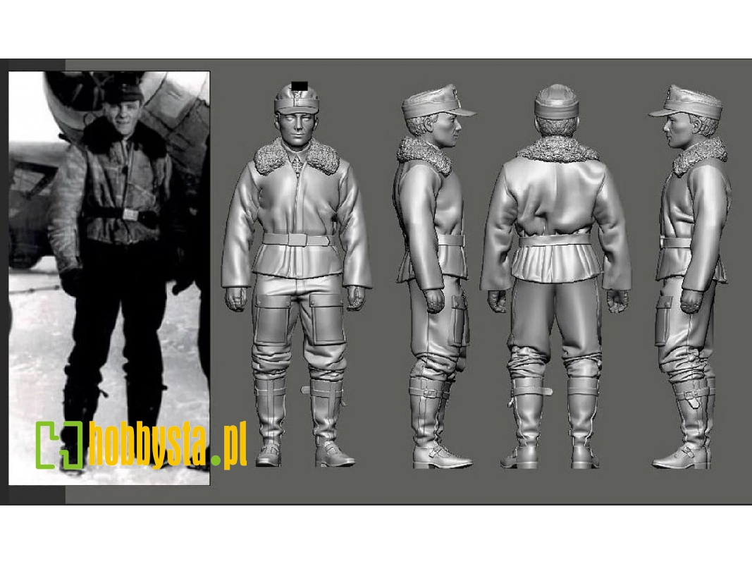 German Wwii Jg54 Aces Fw-190 Pilots - Fritz Tegtmeier - zdjęcie 1