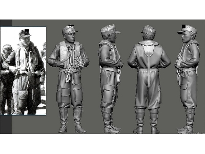 German Wwii Jg54 Aces Fw-190 Pilots - Horst Ademeit - zdjęcie 1