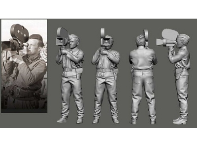 German Wwii Luftwaffe Ground Crew - Cameraman - zdjęcie 1