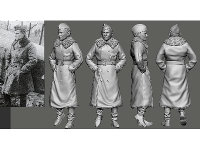 Us Wwi Aces Part 1 - 1st Pursuit Group - Reed Chambers (1 Figure / 3d-printed) - zdjęcie 1