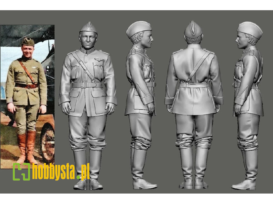Us Wwi Aces Part 1 - 1st Pursuit Group - William Vail (1 Figure / 3d-printed) - zdjęcie 1
