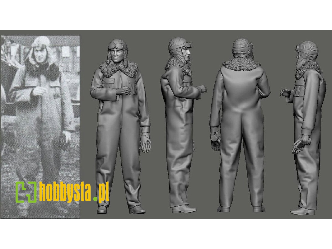 Wwi - N 124 Lafayette Escadrille - Kiffin Rockwell (1 Figure / 3d-printed) - zdjęcie 1