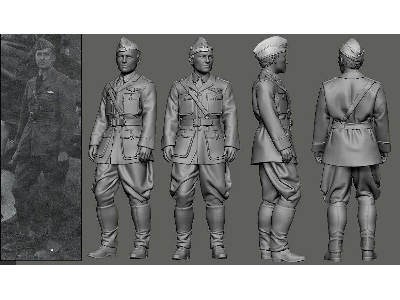 Us Wwi Aces Part 2 - 2nd & 3rd Pursuit Group - Everett Cook (1 Figure / 3d-printed) - zdjęcie 1