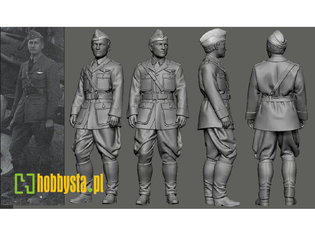 Us Wwi Aces Part 2 - 2nd & 3rd Pursuit Group - Everett Cook (1 Figure / 3d-printed) - zdjęcie 1