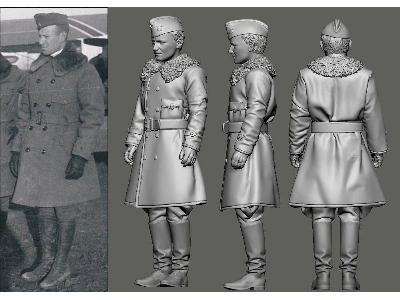 Us Wwi Aces Part 2 - 2nd & 3rd Pursuit Group - Jacques Swaab (1 Figure / 3d-printed) - zdjęcie 1