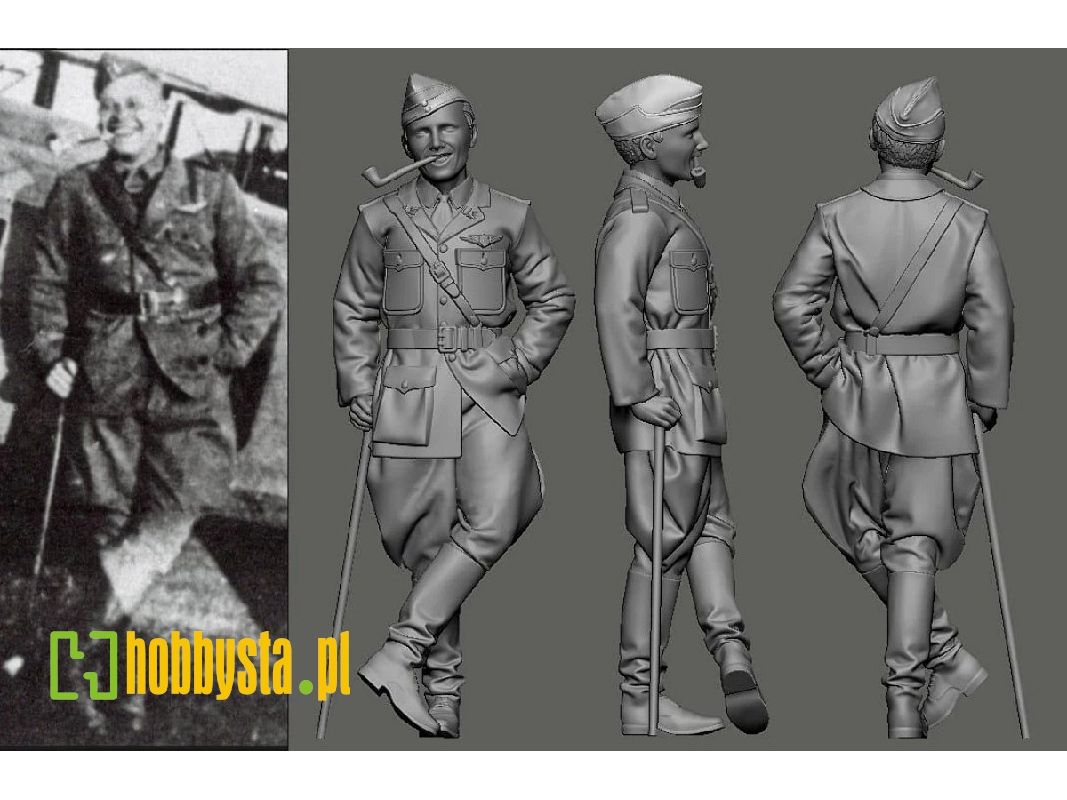 Us Wwi Aces Part 2 - 2nd & 3rd Pursuit Group - Karl SchĂ¶n (1 Figure / 3d-printed) - zdjÄ™cie 1
