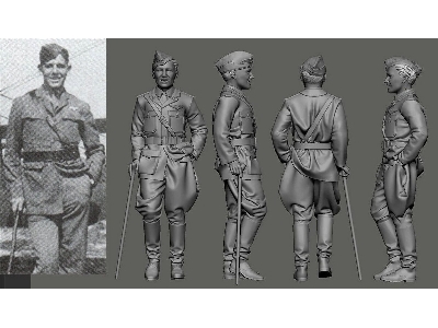 Us Wwi Aces Part 2 - 2nd & 3rd Pursuit Group - William Stovall (1 Figure / 3d-printed) - zdjęcie 1