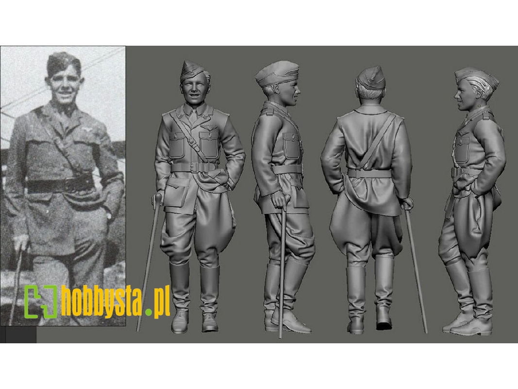 Us Wwi Aces Part 2 - 2nd & 3rd Pursuit Group - William Stovall (1 Figure / 3d-printed) - zdjęcie 1