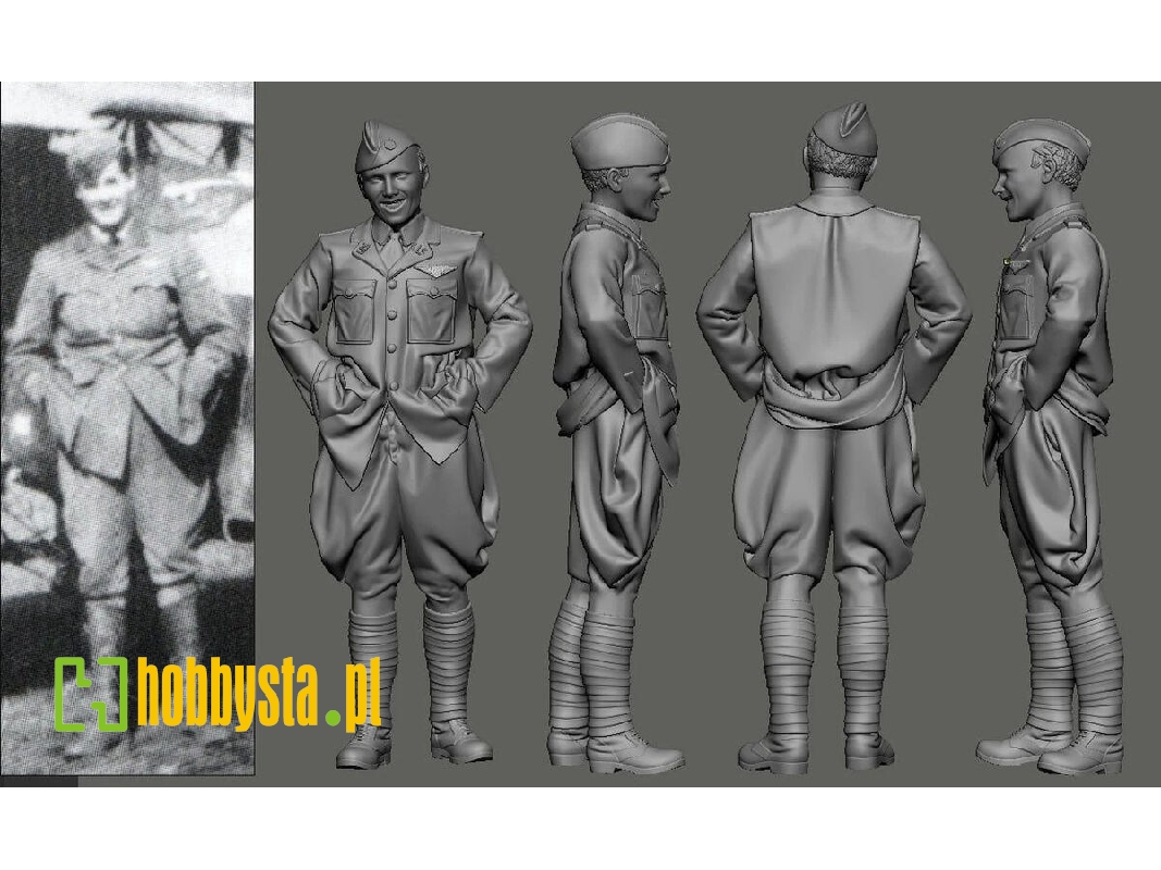 Us Wwi Aces Part 2 - 2nd & 3rd Pursuit Group - Chester Wright (1 Figure / 3d-printed) - zdjęcie 1