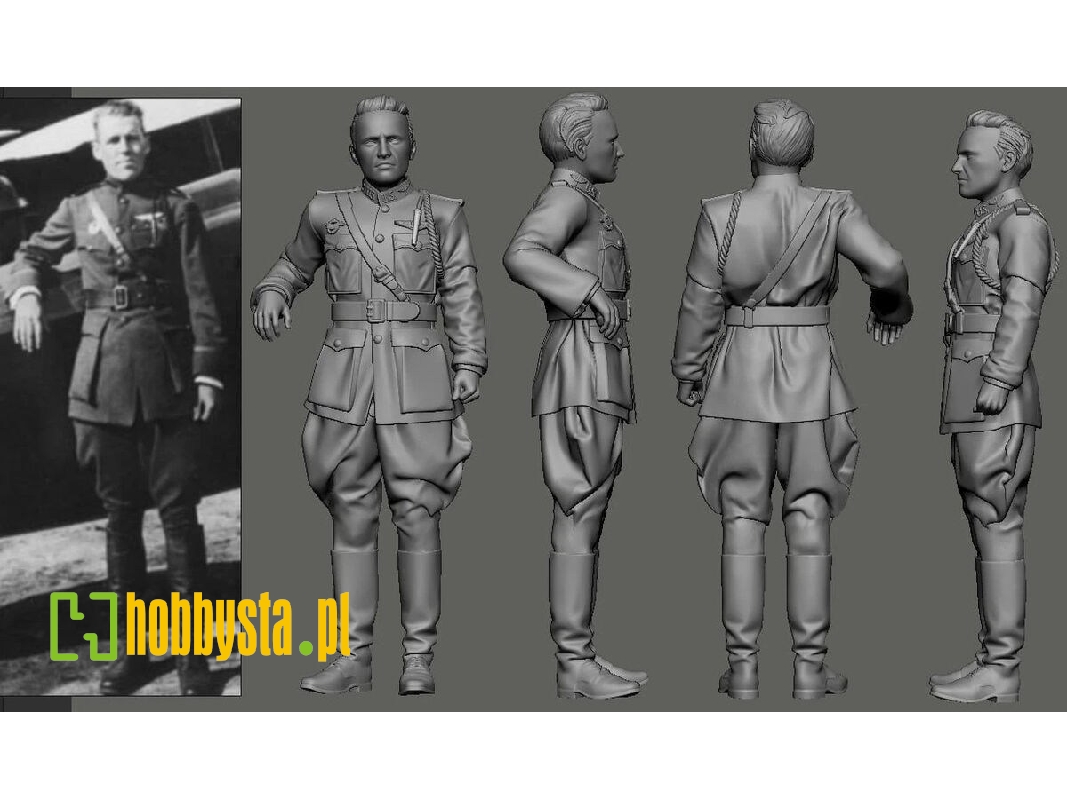 Us Wwi Aces Part 2 - 2nd & 3rd Pursuit Group - David Putnam (1 Figure / 3d-printed) - zdjęcie 1