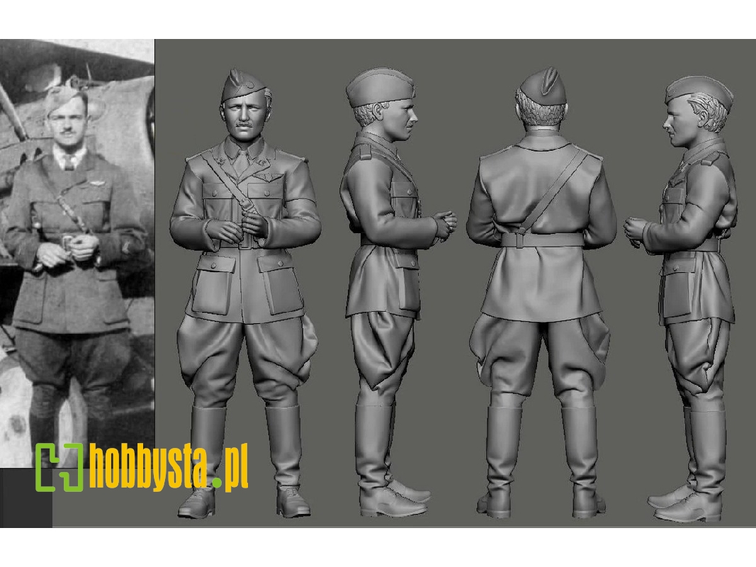 Us Wwi Aces Part 2 - 2nd & 3rd Pursuit Group - Frank Hunter (1 Figure / 3d-printed) - zdjęcie 1