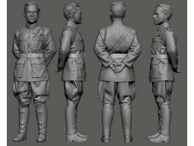 Us Wwi Aces Part 2 - 2nd & 3rd Pursuit Group - Paul Baer (1 Figure / 3d-printed) - zdjęcie 1