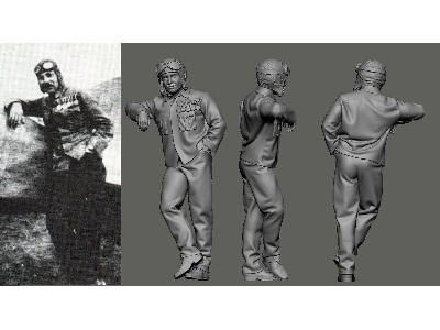 Austro-hungarian Wwi Aces Part 1 - Frigyes Hefty (1 Figure / 3d-printed) - zdjęcie 1