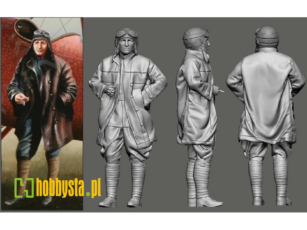 Austro-hungarian Wwi Aces Part 1 - Godwin Von Brumoski (1 Figure / 3d-printed) - zdjęcie 1