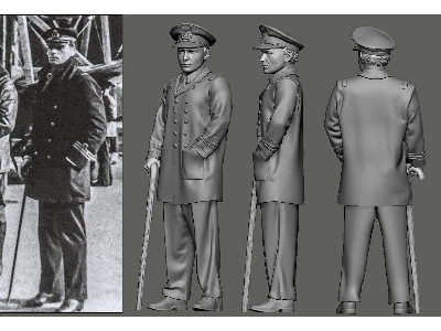 Austro-hungarian Wwi Aces Part 1 - Gottfried Von Banfield (1 Figure / 3d-printed) - zdjęcie 1