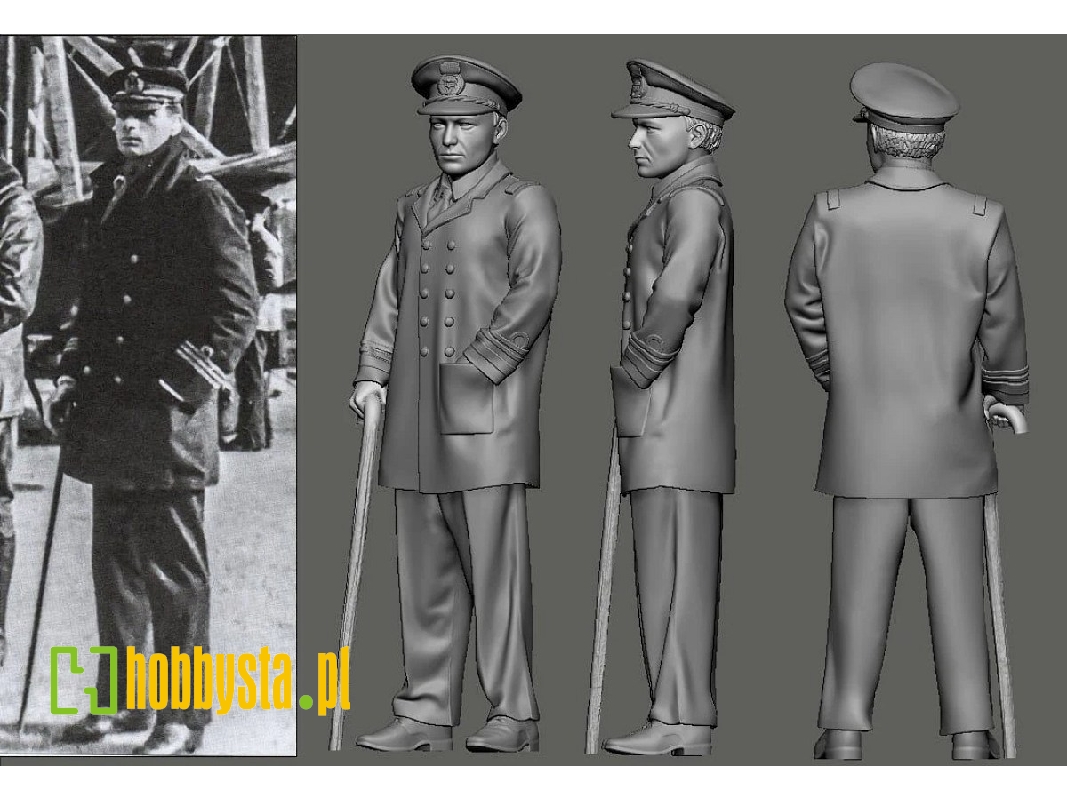 Austro-hungarian Wwi Aces Part 1 - Gottfried Von Banfield (1 Figure / 3d-printed) - zdjęcie 1