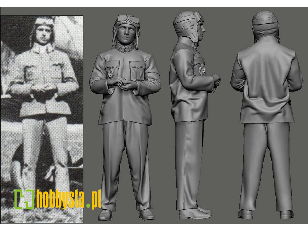 Austro-hungarian Wwi Aces Part 1 - Jozsef Kiss (1 Figure / 3d-printed) - zdjęcie 1