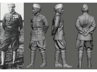 Austro-hungarian Wwi Aces Part 1 - Miroslav Navratil (1 Figure / 3d-printed) - zdjęcie 1
