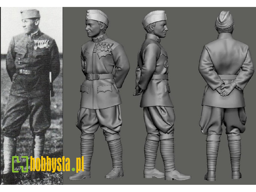 Austro-hungarian Wwi Aces Part 1 - Miroslav Navratil (1 Figure / 3d-printed) - zdjęcie 1