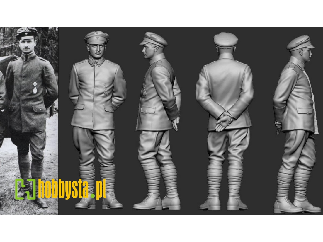 German Wwi Ace - Jasta 5 Josef Mai - zdjęcie 1