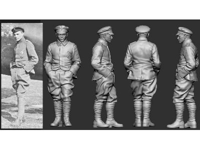 German Wwi Ace - Jasta 11 Carl Allmenröder - zdjęcie 1