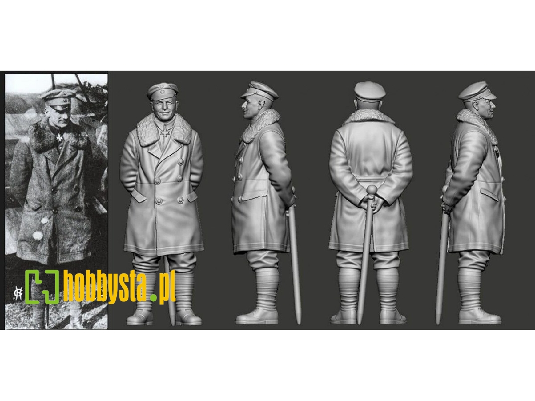 German Wwi Ace - Jasta 11 Lothar Von Richthofen - zdjęcie 1