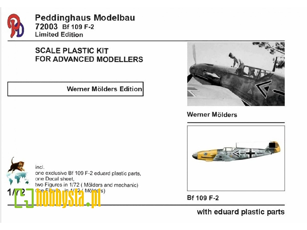 Messerschmitt Bf-109 F-2 - Oberst Molders - zdjęcie 1
