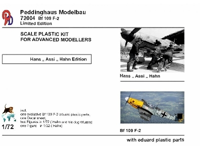 Messerschmitt Bf-109 F-2 - Hans " Assi" Hahn - zdjęcie 1