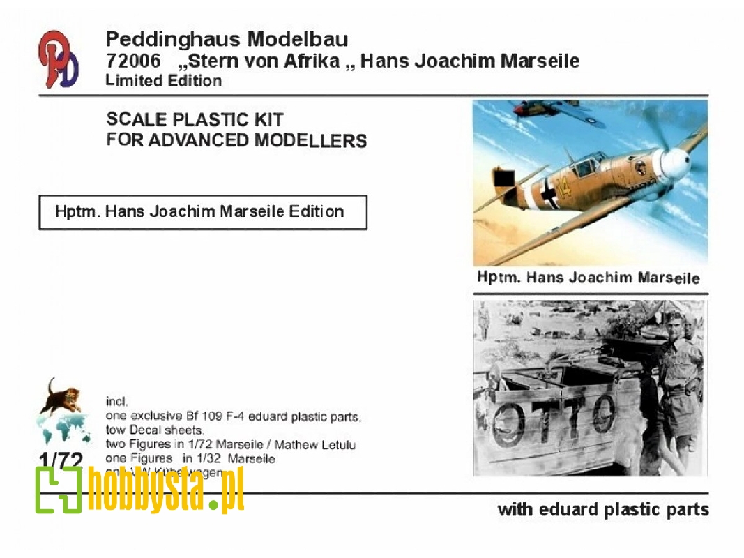 Messerschmitt Bf-109 F-4 - Hans Joachim Marseile - zdjęcie 1