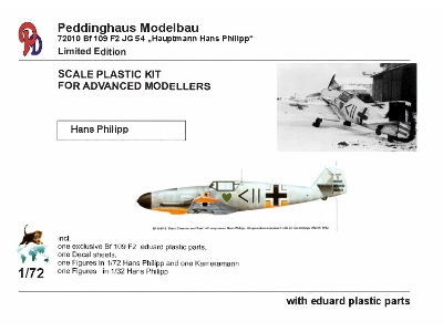 Messerschmitt Bf-109 F-2 - Hauptmann Hans Philipp - zdjęcie 1