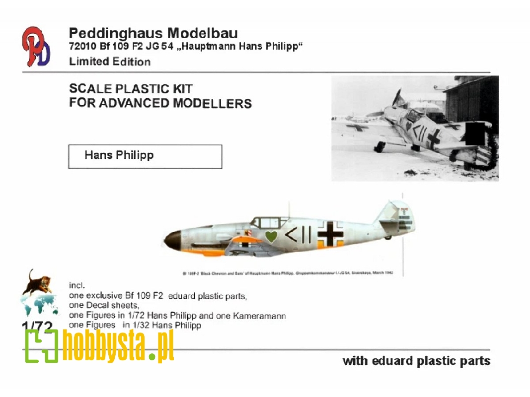 Messerschmitt Bf-109 F-2 - Hauptmann Hans Philipp - zdjęcie 1