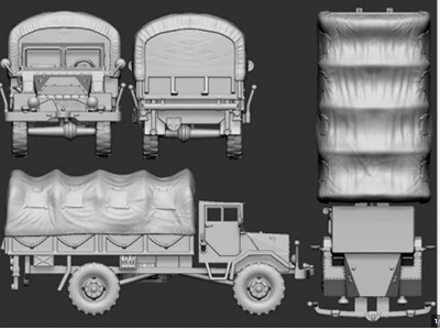 Ford 938 - Nato Goat Prische With Tarpaulin - zdjęcie 1