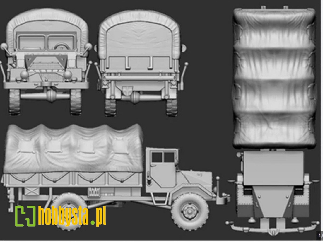 Ford 938 - Nato Goat Prische With Tarpaulin - zdjęcie 1