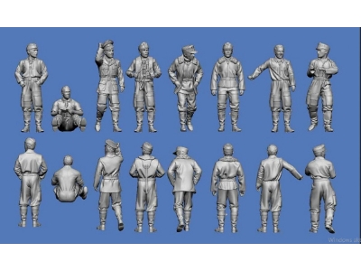 German Aces Of Jg 54 Fw 190 Pilots -  Fritz Tegtmeier, Heinrich Sterr, Karl Schnörrer, Erich Rudorffer, Horst Adermeit, Otto Ki