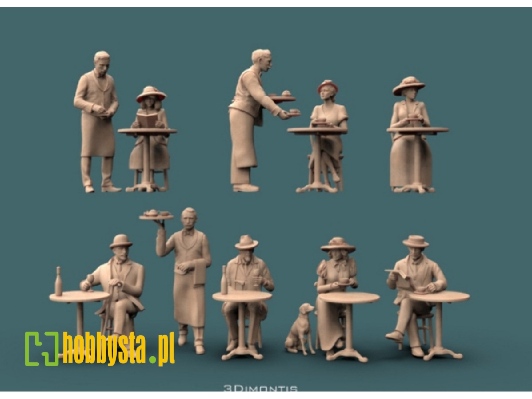 10 Restaurant Guests And Tables & Chairs - zdjęcie 1