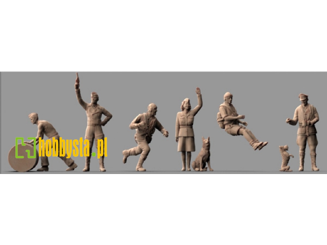 6 German Air Force Soldiers - zdjęcie 1