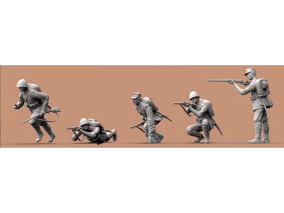 5 Polish Soldiers, Wwii - zdjęcie 1