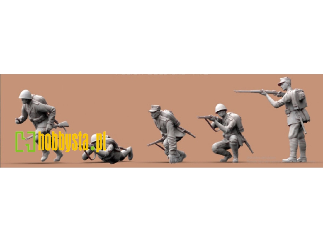 5 Polish Soldiers, Wwii - zdjęcie 1