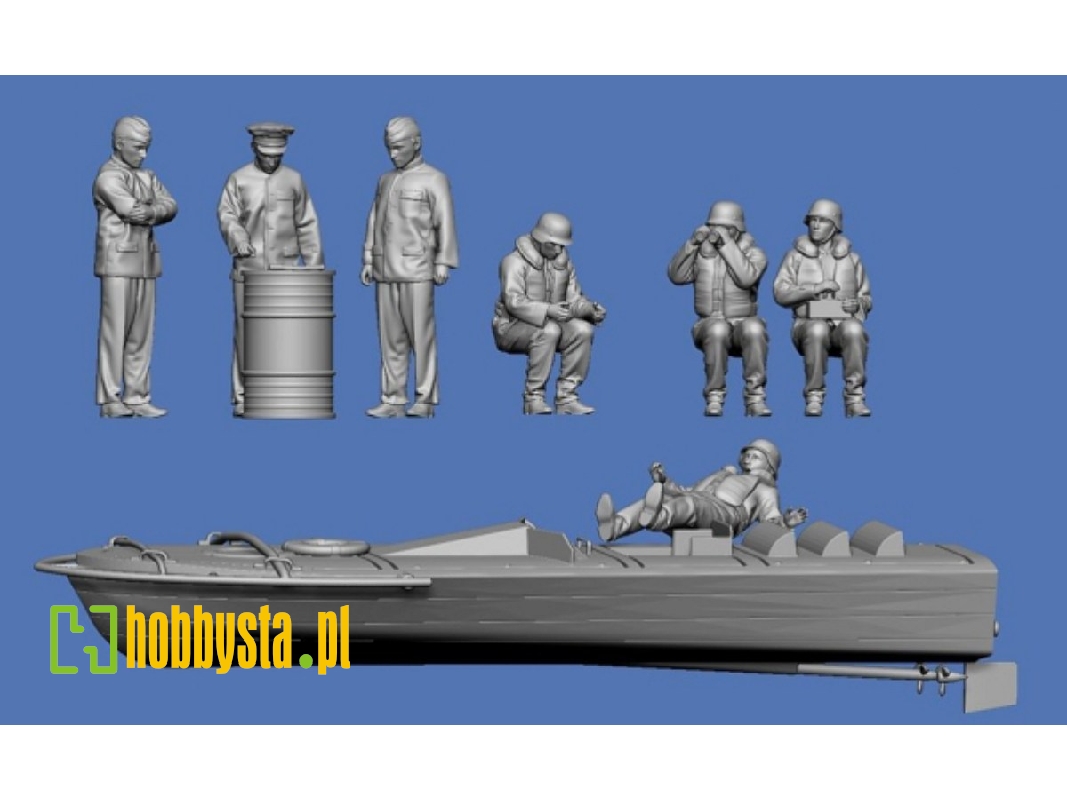 7 Soldiers And Crew For The Explosive Boat Linse - zdjęcie 1
