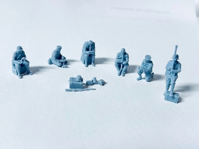 German Wwi Soldiers At Food Break - zdjęcie 1