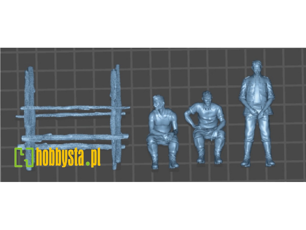 Thunderbeam And 3 German Soldiers - zdjęcie 1