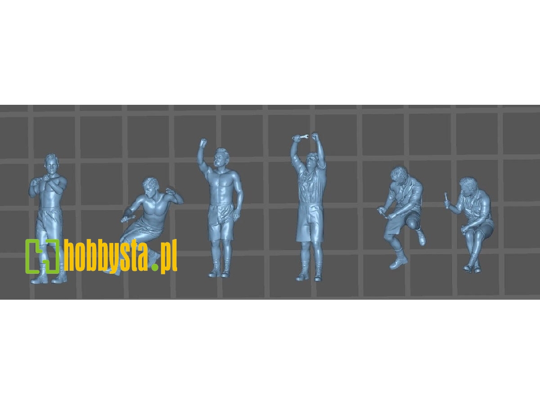 German Wwii Aircraft Technician No.2 (6 Figures / 3d-printed) - zdjęcie 1