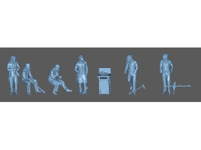 Shipyard Workers (6 Figures / 3d-printed) - zdjęcie 1