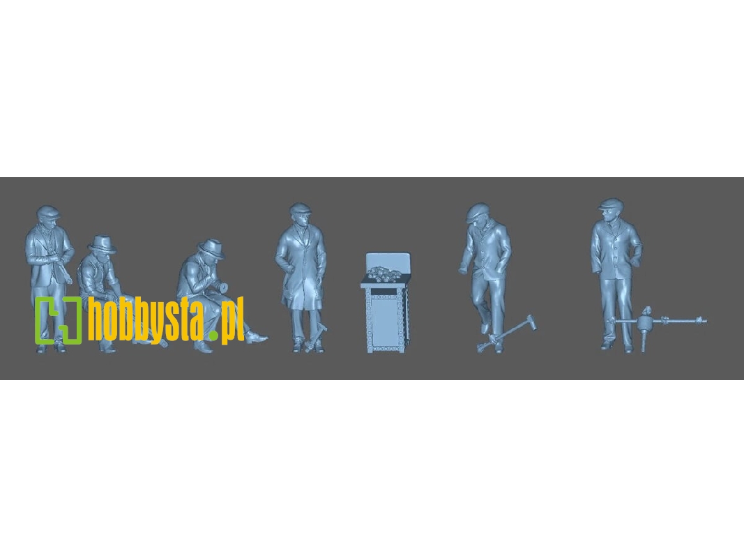 Shipyard Workers (6 Figures / 3d-printed) - zdjęcie 1