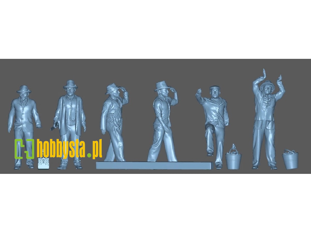 Shipyard Workers No.3 (6 Figures / 3d-printed) - zdjęcie 1