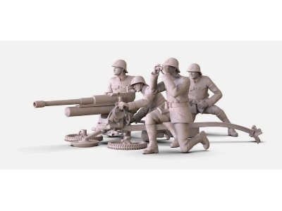 Dutch Wwii Soldiers With Böhler Anti-tank Weapon - zdjęcie 1