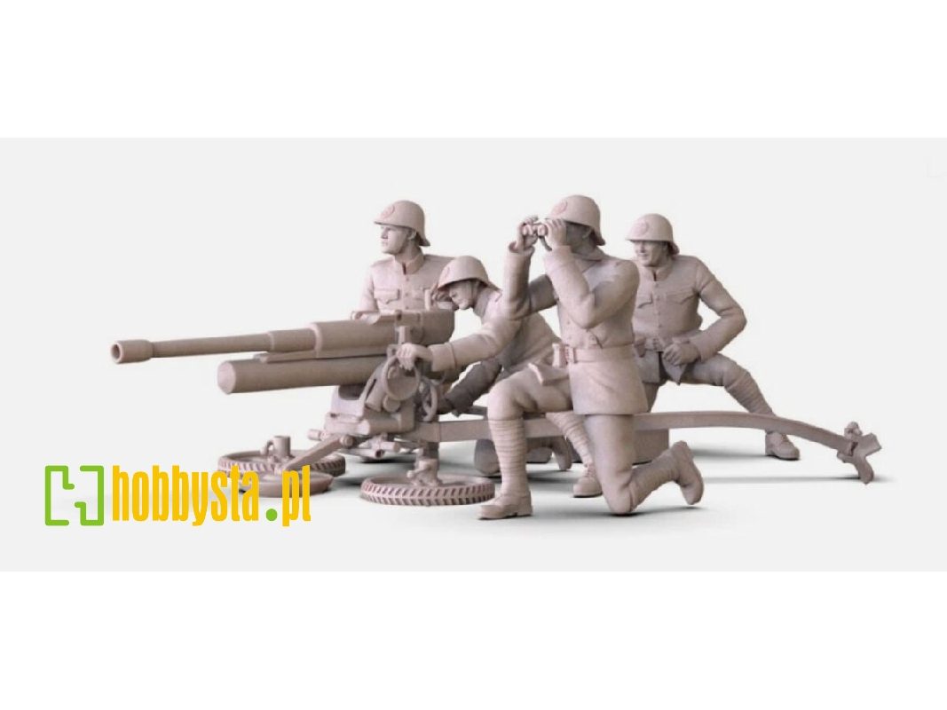 Dutch Wwii Soldiers With Böhler Anti-tank Weapon - zdjęcie 1