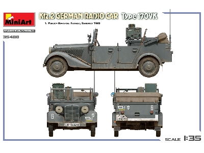 Kfz. 2 German Radio Car Type 170vk - zdjęcie 10