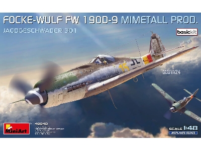 Focke Wulf Fw-190 D-9 - Mimetall Production Jagdgeschwader 301  (Basic Kit) - zdjęcie 1